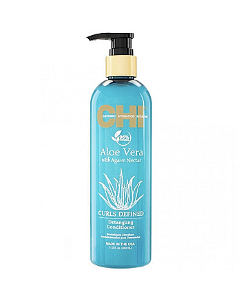 CHI Aloe Vera with Agava Nectar Detangling Conditioner - Кондиционер увлажняющий разглаживающий 340 мл - hairs-russia.ru